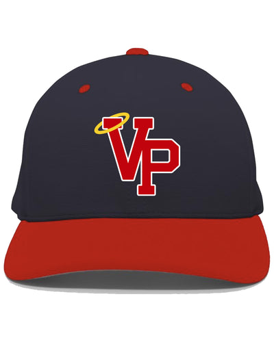 VPLL Halo Hat Performance Hat Flex Fitted - Navy/Red - PRESALE