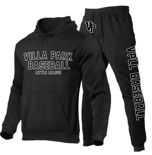 Villa Park Sweatsuit Combo - Youth and Adult (Black)