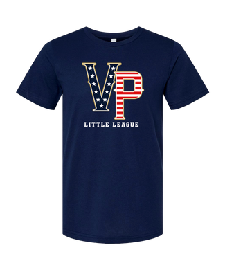 American Flag Tee (Navy) Mid Weight Tee